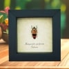 Rare Jewel Beetle Metaxymorpha nigrofasciata Framed Taxidermy Display