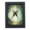 White Dragontail Butterfly Fairy Forest Lamproptera curius Framed Taxidermy Display