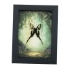 White Dragontail Butterfly Fairy Forest Lamproptera curius Framed Taxidermy Display