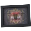 Gothic Red Heart White Ghost Cicada Ayuthia spectabilis Framed Taxidermy Display