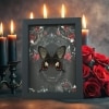 Gothic Common Rose Butterfly Black Roses Pachlioptera aristolochile Verso Real Framed Taxidermy Display