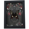 Gothic Common Rose Butterfly Black Roses Pachlioptera aristolochile Verso Real Framed Taxidermy Display
