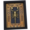 Real Scorpion Egyptian Decor Heterometrus cyaneus Framed Scorpion Taxidermy Display