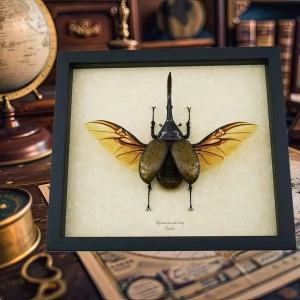 Old World Parchment Displays Beetles