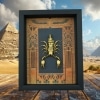 Real Scorpion Egyptian Decor Heterometrus cyaneus Framed Scorpion Taxidermy Display