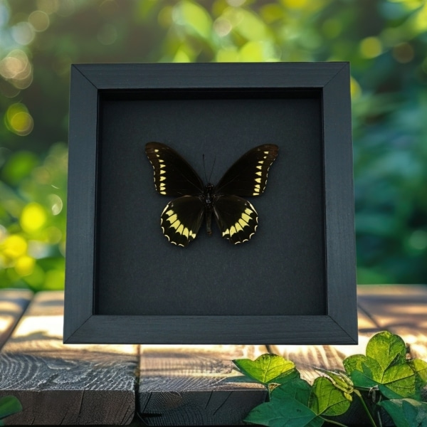Battus polydamas North American Butterfly Framed Taxidermy Moonlight Display