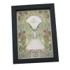 Real Luna Moth Art Nouveau Actias luna Female Framed Taxidermy Display