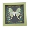 Framed Luna Moth Gothic Ravens Actias luna Taxidermy Sage Green Display