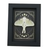 Real Luna Moth Celestial Moon Phases Actias luna Resting Framed Taxidermy